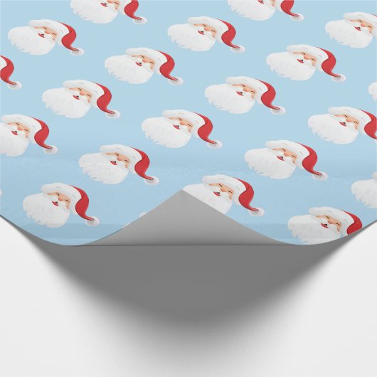 kerstpapier — Kerstman Cadeaupapier (Hoek)