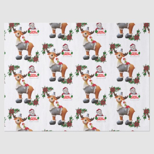 kerstpapier, los tissuepapier (Voorkant)