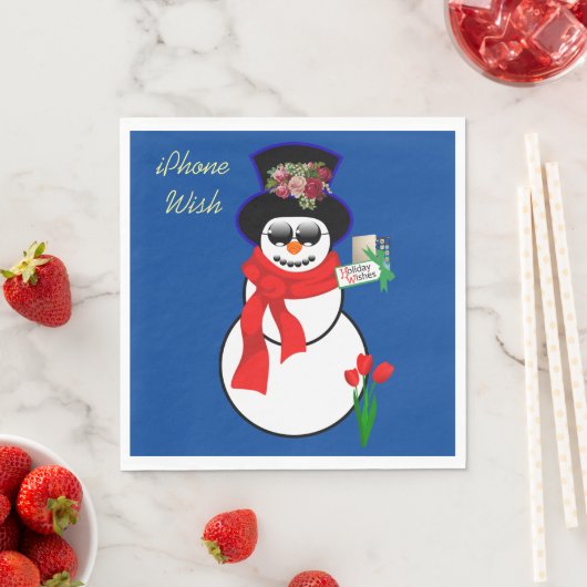 kerstpapier luiers, ik wil graag servet (Insitu)