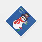 kerstpapier luiers, ik wil graag servet (Hoek)