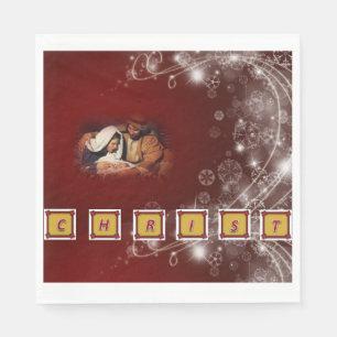 Kerstpapier luiers, Jezus Christus Servet