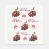 kerstpapier luiers, kerstcadeautjes kerstcadeautje servet (Voorkant)