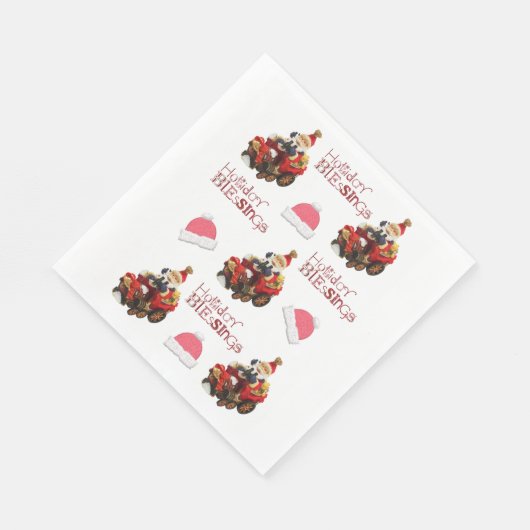 kerstpapier luiers, kerstcadeautjes kerstcadeautje servet (Hoek)