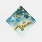 Kerstpapier Luiers, pretkerst, Angel Servet (Hoek)