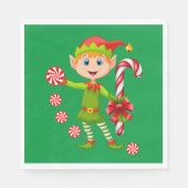 kerstpapier luiers, pretkerst Elf Servet (Voorkant)