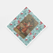 Kerstpapier, luiers, prettige kerst,  servet (Hoek)