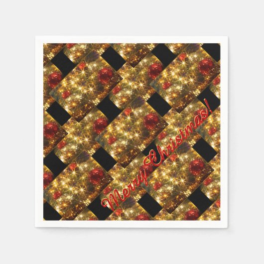 Kerstpapier, luiers servet (Voorkant)