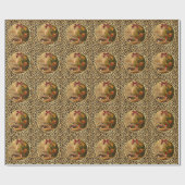 kerstpapier maken van cosmetische producten cadeaupapier (Vlak)