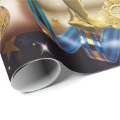 kerstpapier Merry kerstengel Cadeaupapier (Rol Hoek)