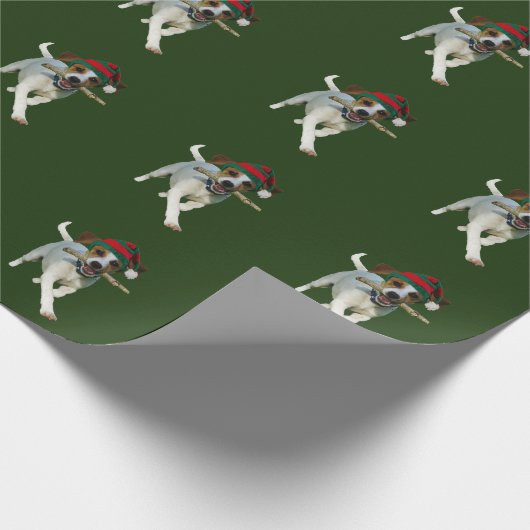 kerstpapier met boomwond cadeaupapier (Hoek)