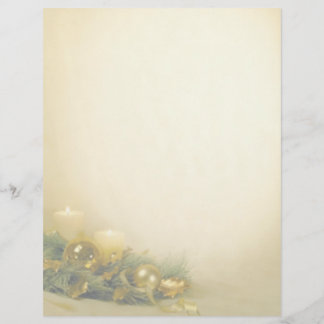 kerstpapier met briefhoofd