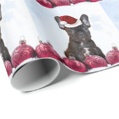 kerstpapier met bulledog cadeaupapier (Rol Hoek)