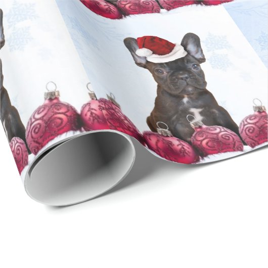 kerstpapier met bulledog cadeaupapier (Rol Hoek)