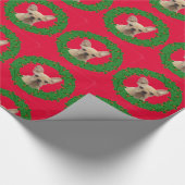 kerstpapier met bulledog cadeaupapier (Hoek)