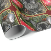 kerstpapier met bulledog cadeaupapier (Rol Hoek)