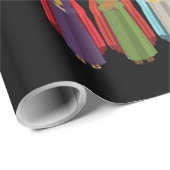 kerstpapier met cadeautjes voor kerstcadeautjes cadeaupapier (Rol Hoek)