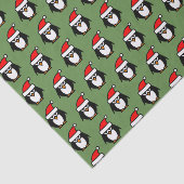 kerstpapier met een grappige pinguïn voor de kerst tissuepapier (Detail)