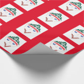 kerstpapier met Elf-vulling Cadeaupapier (Hoek)