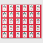 kerstpapier met Elf-vulling Cadeaupapier (Vlak)