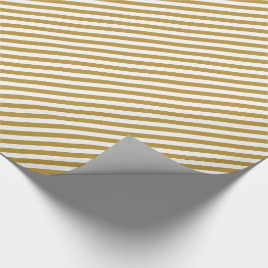 kerstpapier met gouden streping cadeaupapier (Hoek)
