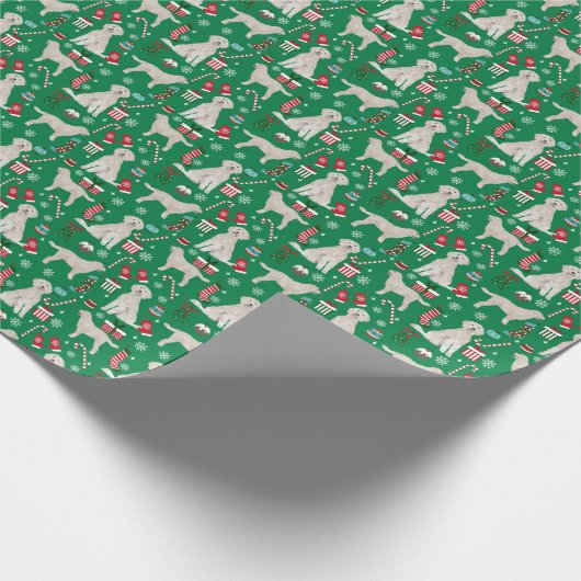 kerstpapier met gouden tafelblad cadeaupapier (Hoek)