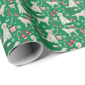 kerstpapier met gouden tafelblad cadeaupapier (Rol Hoek)