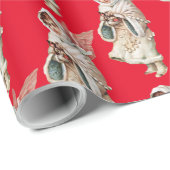 kerstpapier met inpakken cadeaupapier (Rol Hoek)