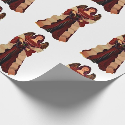 kerstpapier met inpakken cadeaupapier (Hoek)