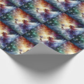 kerstpapier met inpakken cadeaupapier (Hoek)