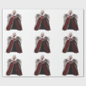 kerstpapier met inpakken cadeaupapier (Vlak)