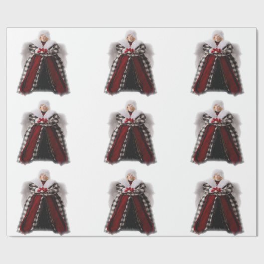 kerstpapier met inpakken cadeaupapier (Vlak)