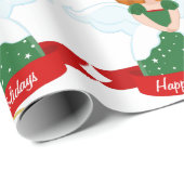 kerstpapier met inpakken cadeaupapier (Rol Hoek)