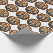 kerstpapier met inpakken cadeaupapier (Hoek)