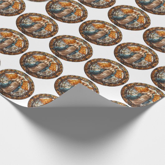 kerstpapier met inpakken cadeaupapier (Hoek)