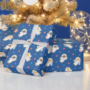 kerstpapier met inpakken cadeaupapier