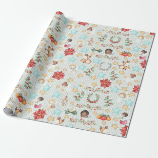 kerstpapier met inpakken cadeaupapier