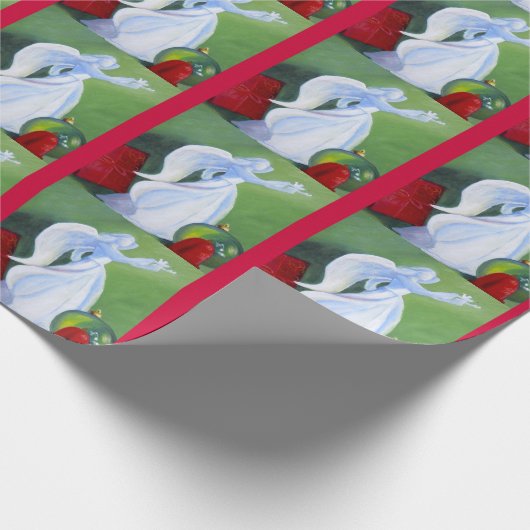 kerstpapier met inpakken cadeaupapier (Hoek)