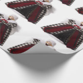 kerstpapier met inpakken cadeaupapier (Hoek)