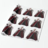 kerstpapier met inpakken cadeaupapier (Uitgerold)