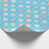 kerstpapier met kerstbroodsneeuw cadeaupapier (Hoek)