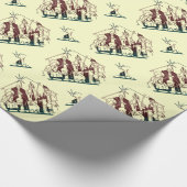 kerstpapier met kerstinslag cadeaupapier (Hoek)