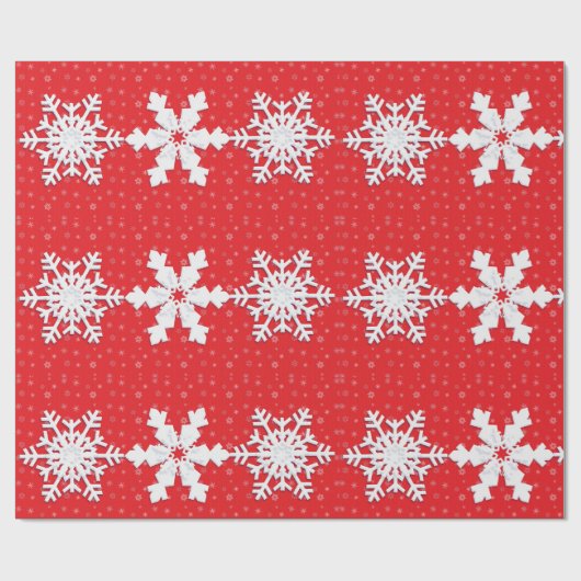 kerstpapier met kersttekens cadeaupapier (Vlak)