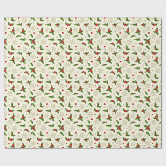 kerstpapier met kerstwrapping cadeaupapier (Vlak)