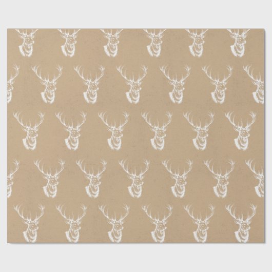 kerstpapier met lange afdruk cadeaupapier (Vlak)