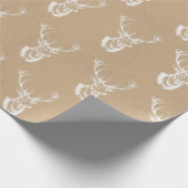 kerstpapier met lange afdruk cadeaupapier (Hoek)