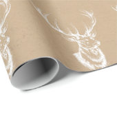 kerstpapier met lange afdruk cadeaupapier (Rol Hoek)