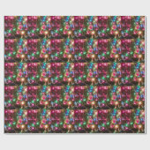 kerstpapier met magnetisch ompakken cadeaupapier (Vlak)