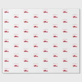 kerstpapier met Noordpool Cadeaupapier (Vlak)