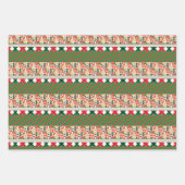 kerstpapier met omlooppapier inpakpapier vel (Voorkant)