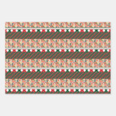 kerstpapier met omlooppapier inpakpapier vel (Voorkant 3)